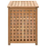 ZNTS Laundry Chest 77.5x37.5x46.5 cm Solid Walnut Wood 247602