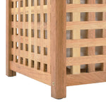 ZNTS Laundry Chest 77.5x37.5x46.5 cm Solid Walnut Wood 247602