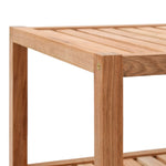 ZNTS Bathroom Shelf Solid Walnut Wood 65x40x55 cm 247606
