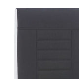 ZNTS Cantilever Dining Chairs 4 pcs Black Fabric 281965