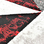 ZNTS Rug Black and Red 160x230 cm PP 134122