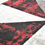 ZNTS Rug Black and Red 160x230 cm PP 134122