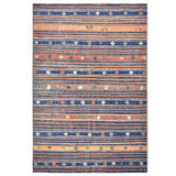 ZNTS Rug Blue and Orange 140x200 cm PP 134279