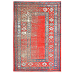 ZNTS Rug Red 120x170 cm PP 134290