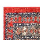 ZNTS Rug Red 140x200 cm PP 134291