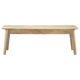 ZNTS Coffee Table 115x60x40 cm Solid Mango Wood 282716