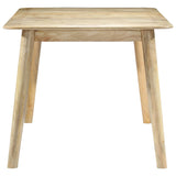 ZNTS Dining Table 180x90x76 cm Solid Mango Wood 282720