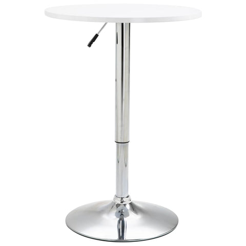 ZNTS Bar Table White 60 cm MDF 249667