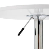 ZNTS Bar Table White 60 cm MDF 249667