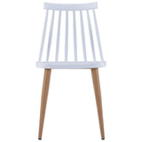 ZNTS Dining Chairs 6 pcs White Plastic 276240