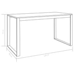 ZNTS Computer Desk White 120x60x70 cm 20246