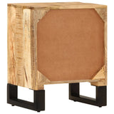 ZNTS Bedside Cabinet 40x30x50 cm Solid Mango Wood 282759