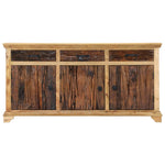ZNTS Sideboard 150x40x76 cm Solid Mango Wood 282767