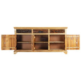 ZNTS Sideboard 150x40x76 cm Solid Mango Wood 282767