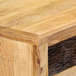 ZNTS Sideboard 150x40x76 cm Solid Mango Wood 282767