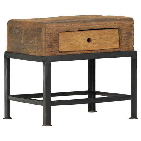 ZNTS Bedside Cabinet 40x35x40 cm Solid Reclaimed Wood 282890
