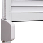 ZNTS Roller Shutter Aluminium 70x100 cm White 144964