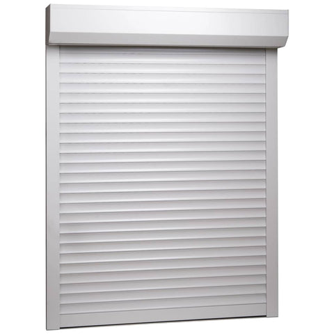 ZNTS Roller Shutter Aluminium 130x140 cm White 144973
