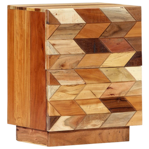 ZNTS Bedside Cabinet 40x30x50 cm Solid Reclaimed Wood 282731