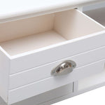 ZNTS TV Cabinet White 115x30x40 cm Paulownia Wood 284115