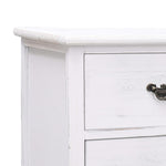 ZNTS TV Cabinet Antique White 115x30x40 cm Wood 284122