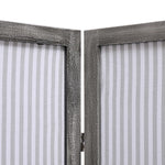 ZNTS 3-Panel Room Divider Grey 105x165 cm Fabric 284215