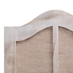 ZNTS 3-Panel Room Divider White 105x165 cm Fabric 284219