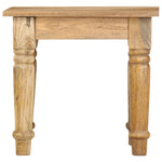 ZNTS Side Table 43x43x40 cm Solid Mango Wood 282865