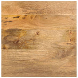 ZNTS Side Table 43x43x40 cm Solid Mango Wood 282865