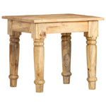 ZNTS Side Table 43x43x40 cm Solid Mango Wood 282865