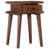 ZNTS Bedside Cabinet 50x35x55 cm Solid Acacia Wood 282871