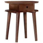 ZNTS Bedside Cabinet 50x35x55 cm Solid Acacia Wood 282871