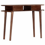 ZNTS Console Table 110x35x76 cm Solid Acacia Wood 282872