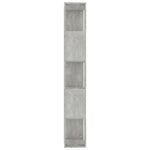 ZNTS Book Cabinet/Room Divider Concrete Grey 45x24x159 cm Engineered Wood 800112