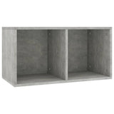 ZNTS Vinyl Storage Box Concrete Grey 71x34x36 cm Chipboard 800121