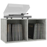 ZNTS Vinyl Storage Box Concrete Grey 71x34x36 cm Chipboard 800121