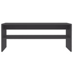 ZNTS Coffee Table Grey 100x40x40 cm Engineered Wood 800128
