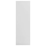 ZNTS Book Cabinet/Sideboard High Gloss White 50x25x80 cm Chipboard 800168