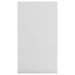 ZNTS Book Cabinet/Sideboard High Gloss White 50x25x80 cm Chipboard 800168
