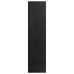 ZNTS Wardrobe High Gloss Black 100x50x200 cm Engineered Wood 800232