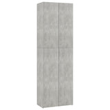 ZNTS Office Cabinet Concrete Grey 60x32x190 cm Engineered Wood 800301