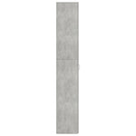 ZNTS Office Cabinet Concrete Grey 60x32x190 cm Engineered Wood 800301