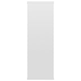 ZNTS Wall Shelf High Gloss White 104x20x58.5 cm Engineered Wood 800330