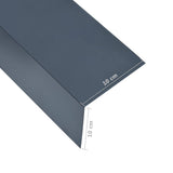 ZNTS L-shape 90 Angle Sheets 5 pcs Aluminium Anthracite 170cm 100x100 mm 145132