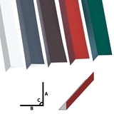 ZNTS L-shape 90 Angle Sheets 5 pcs Aluminium Red 170cm 100x100 mm 145142