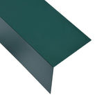 ZNTS L-shape 90 Angle Sheets 5 pcs Aluminium Green 170cm 100x100 mm 145147