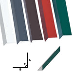 ZNTS L-shape 90 Angle Sheets 5 pcs Aluminium Green 170cm 100x100 mm 145147