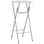 ZNTS Bar Table White 60x112 cm MDF 284389