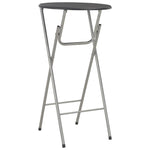ZNTS Bar Table Black 60x112 cm MDF 284390