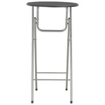 ZNTS Bar Table Black 60x112 cm MDF 284390
